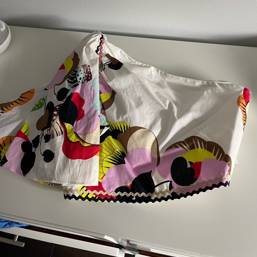 Zara one shoulder color top